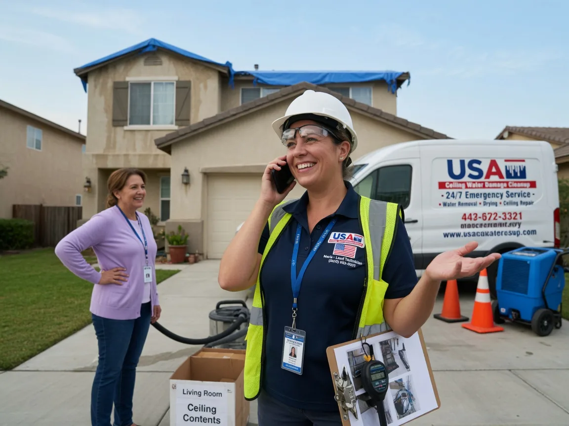 Ceiling Water Damage Restoration Ballico, CA FAQs